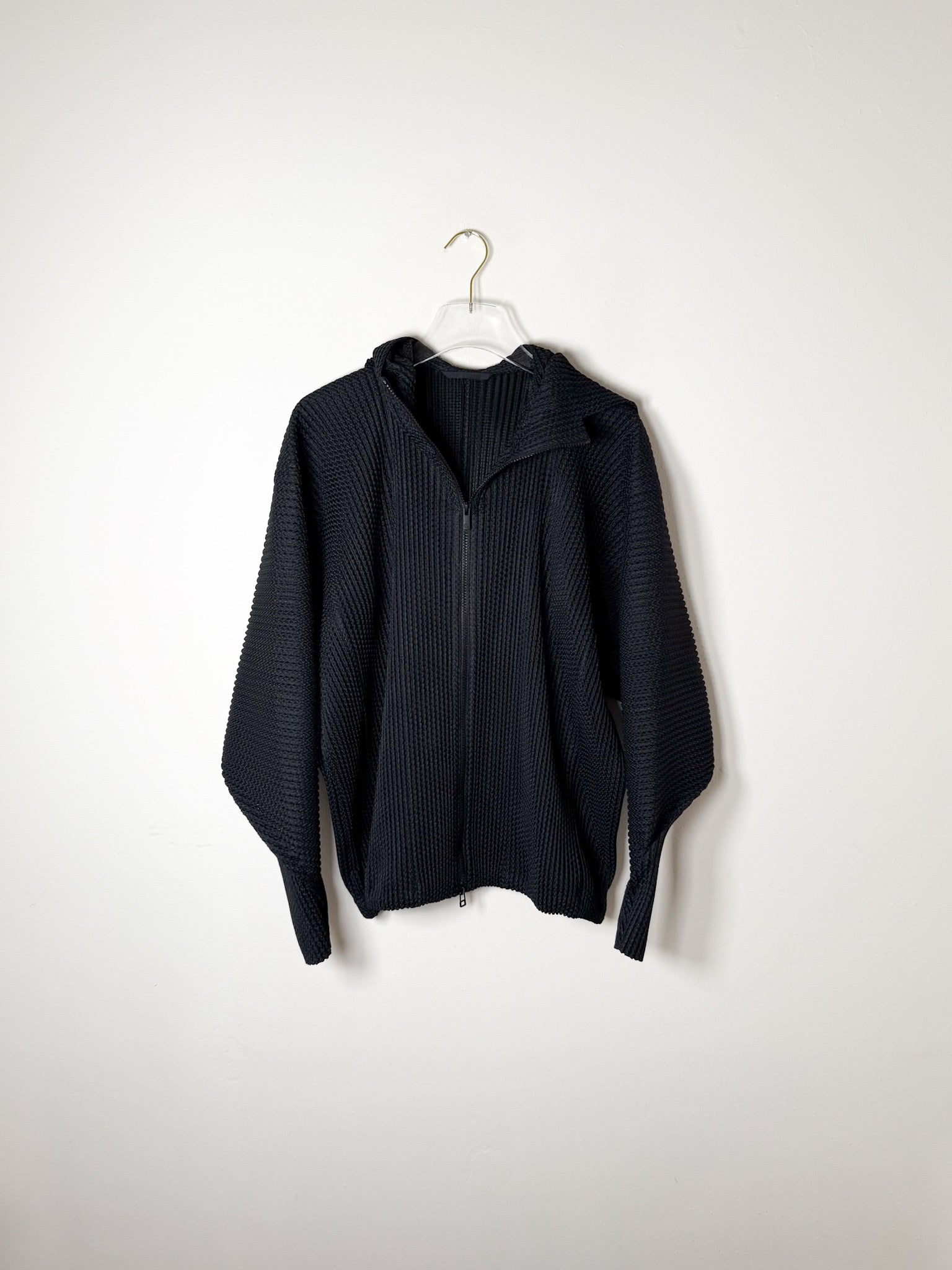 その他 HOMME PLISSE ISSEY MIYAKE Homme Plisse Issey Miyake - Wickerwork Mesh Jacket - Black