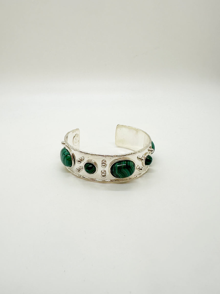 Sylvia Toledano - Byzantin Bracelet - Malachite/ Silver