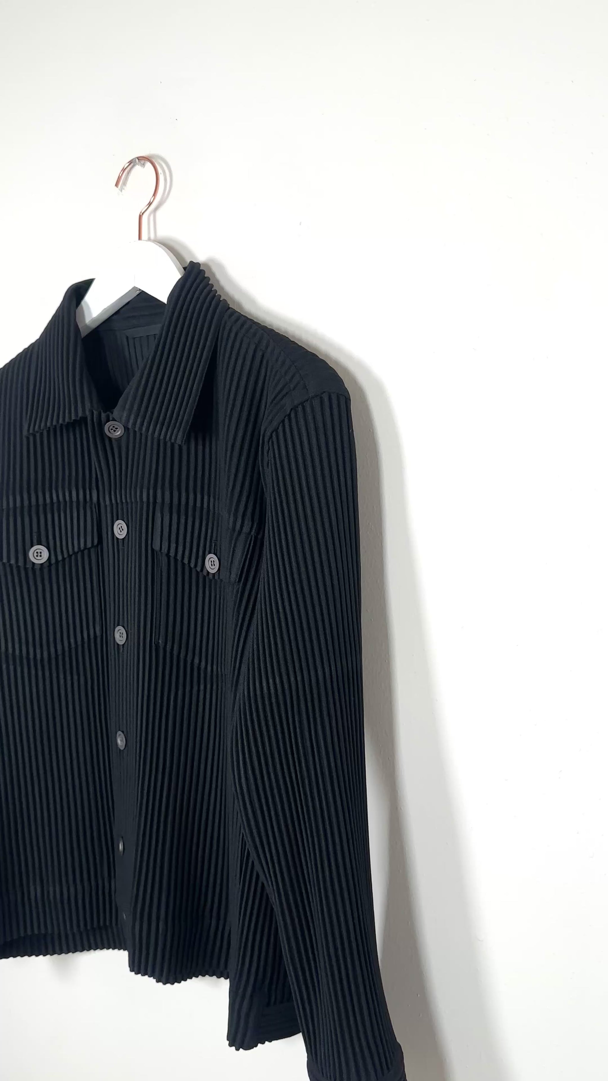 Homme Plisse Issey Miyake - Wool Like Light Jacket - Black